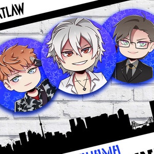 Mad Trigger Crew Badges - Hypnosis Microphone