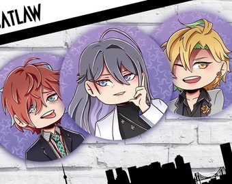 Matenrou badges - Hypnosis Microphone