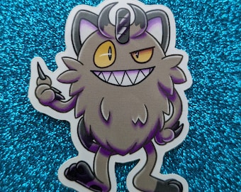 Sticker miaouss galarien brillant
