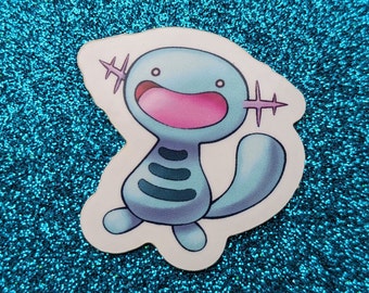 Glanzende Wooper-sticker