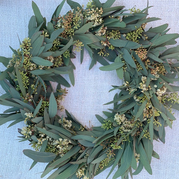 Fresh Eucalyptus Wreath Etsy
