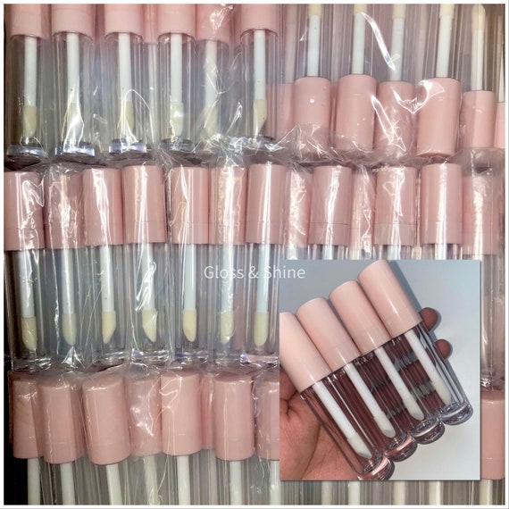 50 Pcs Cute Lip Gloss Tubes Bulk - 15ml Lip Gloss Tubes Refillable Squeeze  Tubes for Lip
