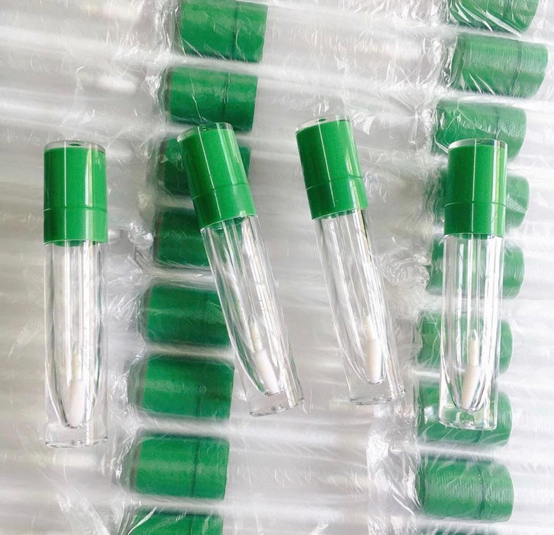 8 ML 50 PACK Green Lip Gloss Tubes Empty Wholesale with Etsy