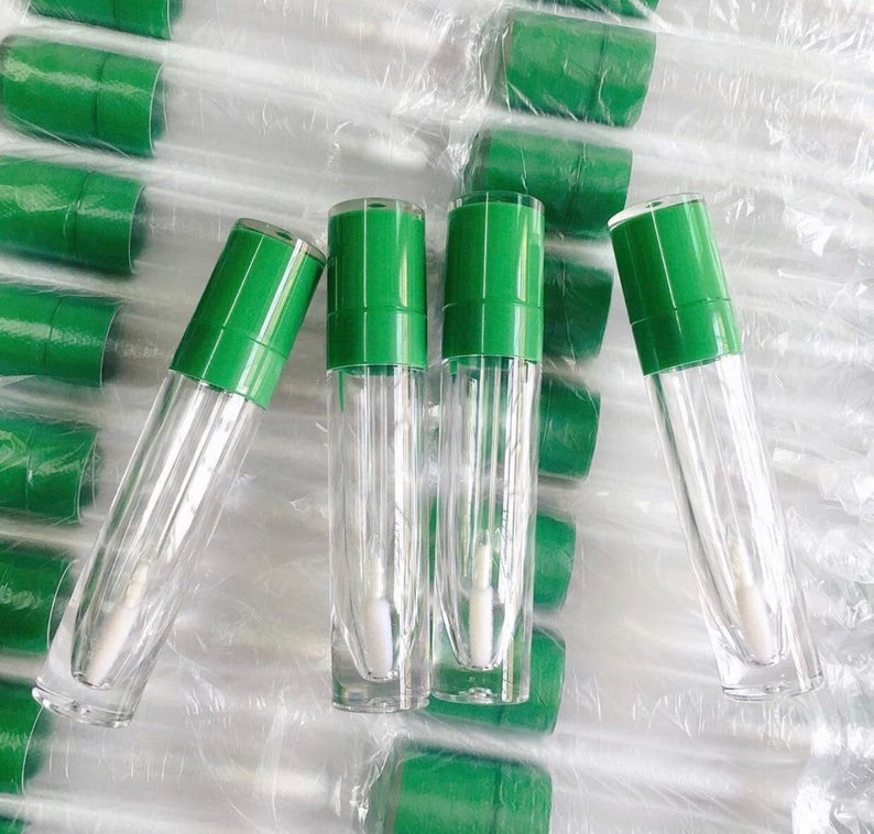8 ML 50 PACK Green Lip Gloss Tubes Empty Wholesale with Etsy