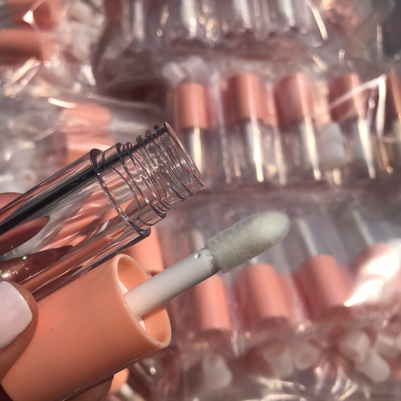 Chubby Peach 6.5 ML Empty Lip Gloss Tubes With Applicator Wand Etsy UK