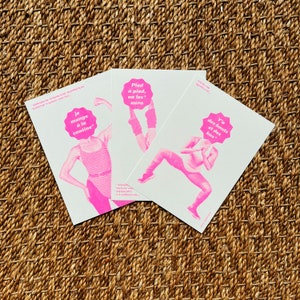 cartes Des Pieds et des Mains - fluo