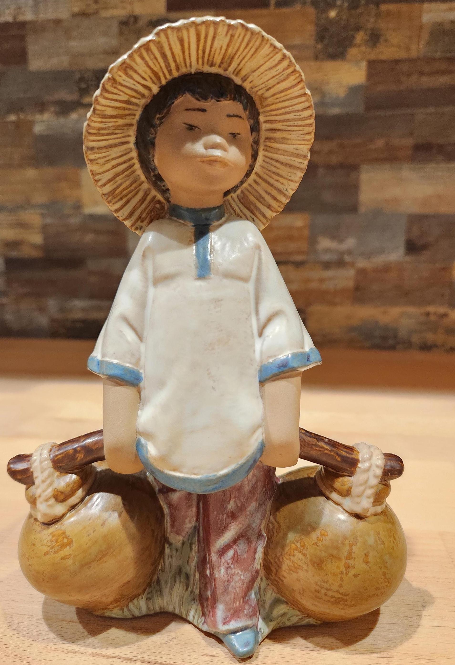 Lladro Girl With Water Jug - Etsy