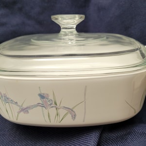 Corning Shadow Iris 2L Lidded Casserole Dish with Bonus Storage Lid