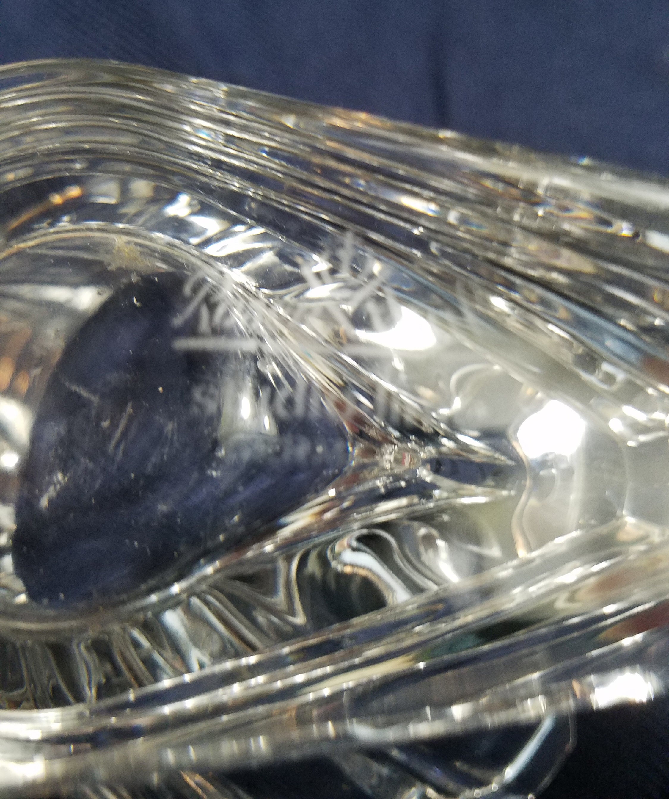 Rosenthal Crystal Tealight Votive Blossom Pattern Etsy