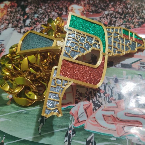 2020 Turnover Chain Miami Hurricanes emblem