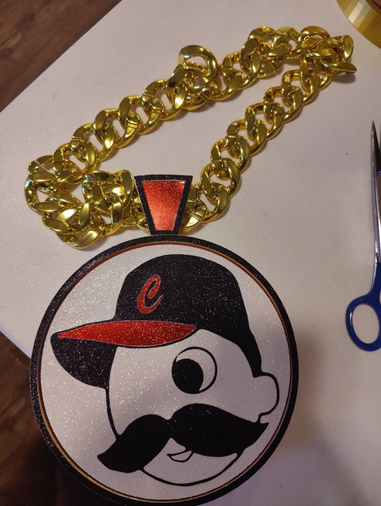 Houston Astros Spinning Swag Chain Gold Necklace