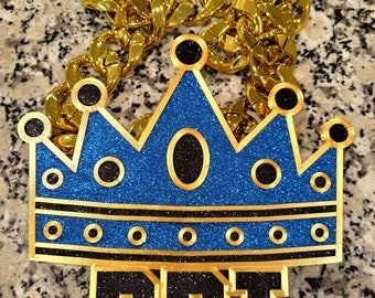 RbI king homerun king Custom Turnover chain logo Miami Cuban link swag bling