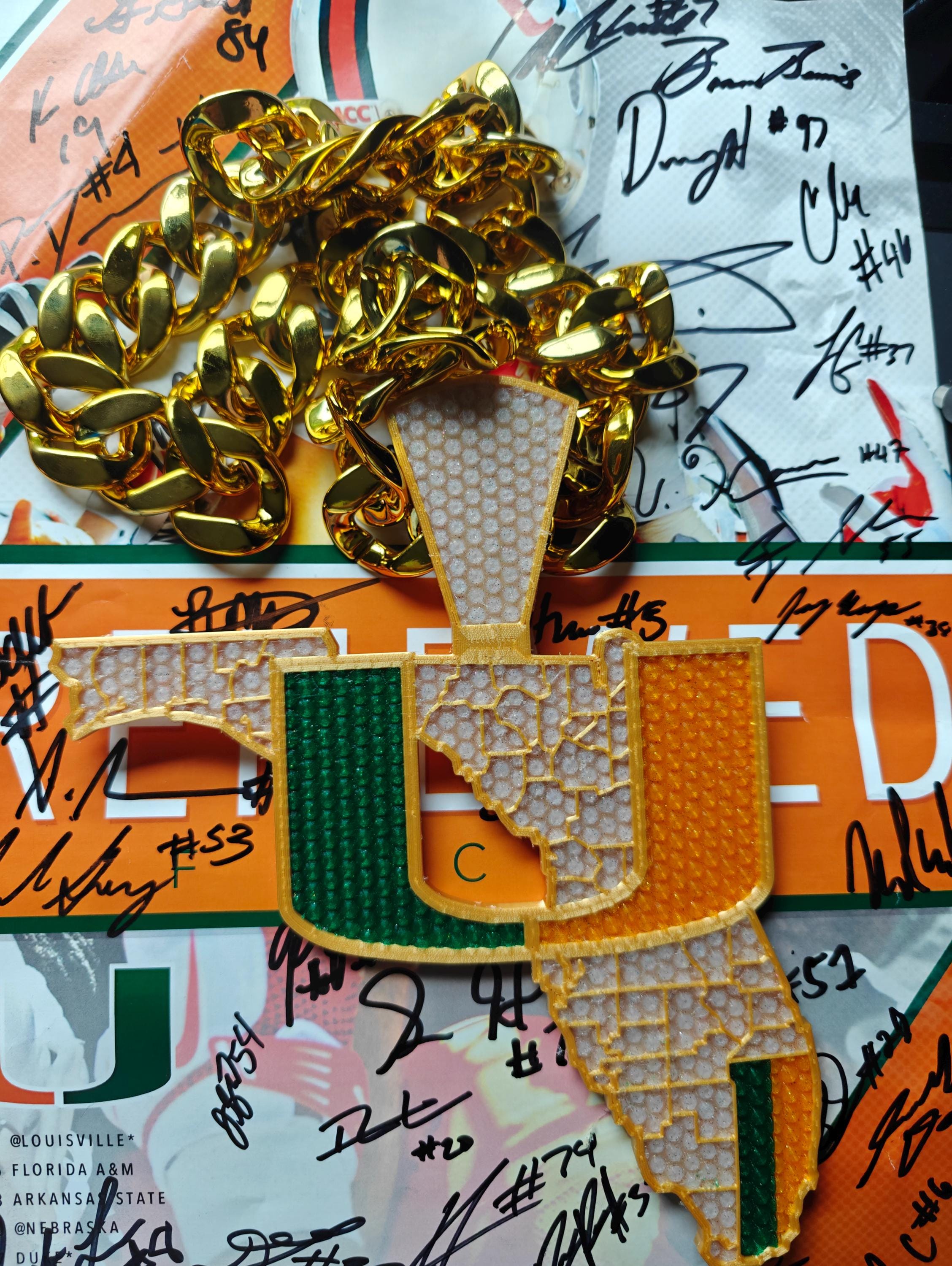 miami hurricanes how to make a turnover chain