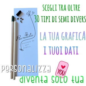Matite piantabili personalizzate