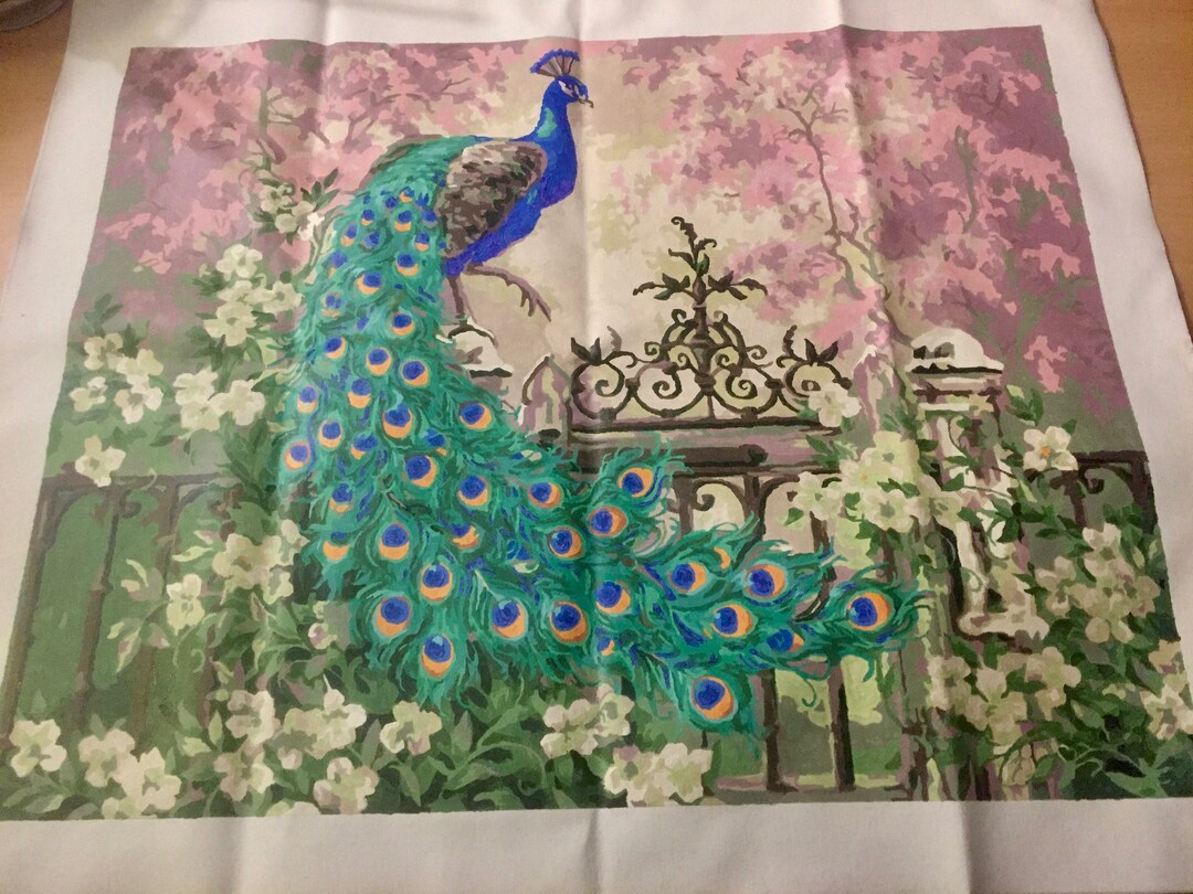 Finished Paint by Number Paintings Etsy