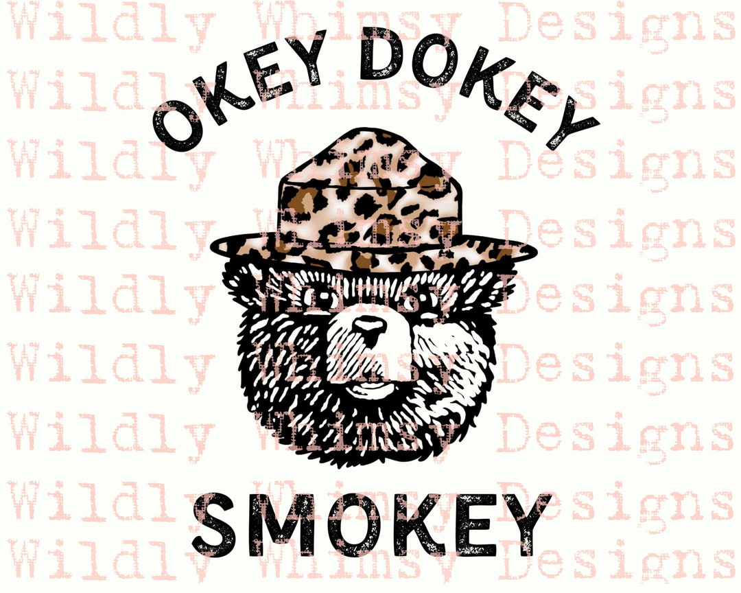 Okey Dokey Smokey PNG Instant Download Etsy Australia