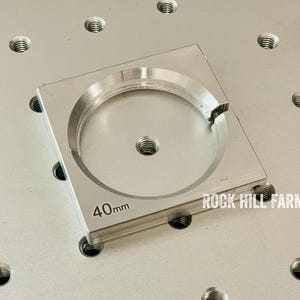 Fiberlaser 40 mm muntstuk voor snel indexeren en graveren
