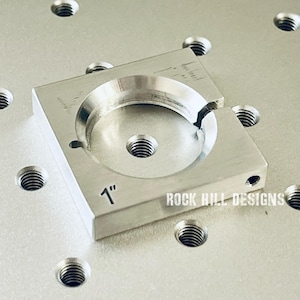 Fiber Laser 1&quot; Coin Fixture for Quick Indexing and Engraving Common Size for Golf Ball Marker