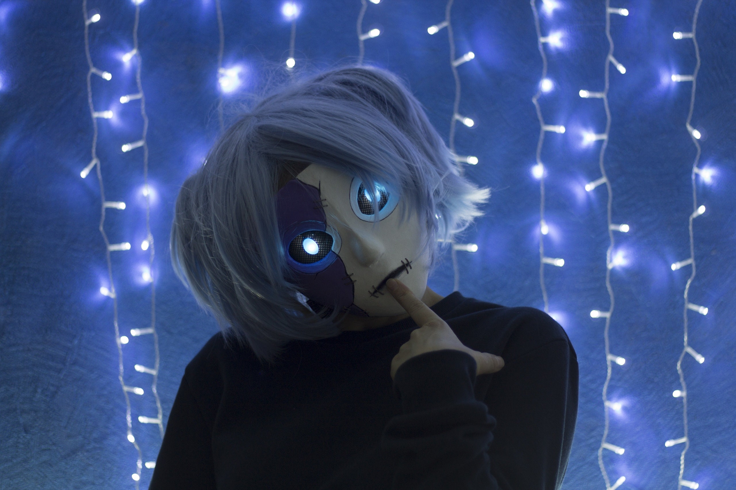 Sally face prosthetic mask by the game Etsy