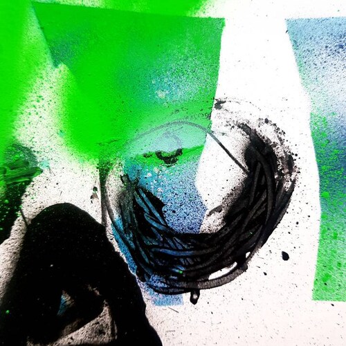 VANDALALA 11. Graffiti style. Spray art. Expressive image on paper. Abstract face. Street art. Dimensions 21x29,7cm. shops Signed RESHKA.