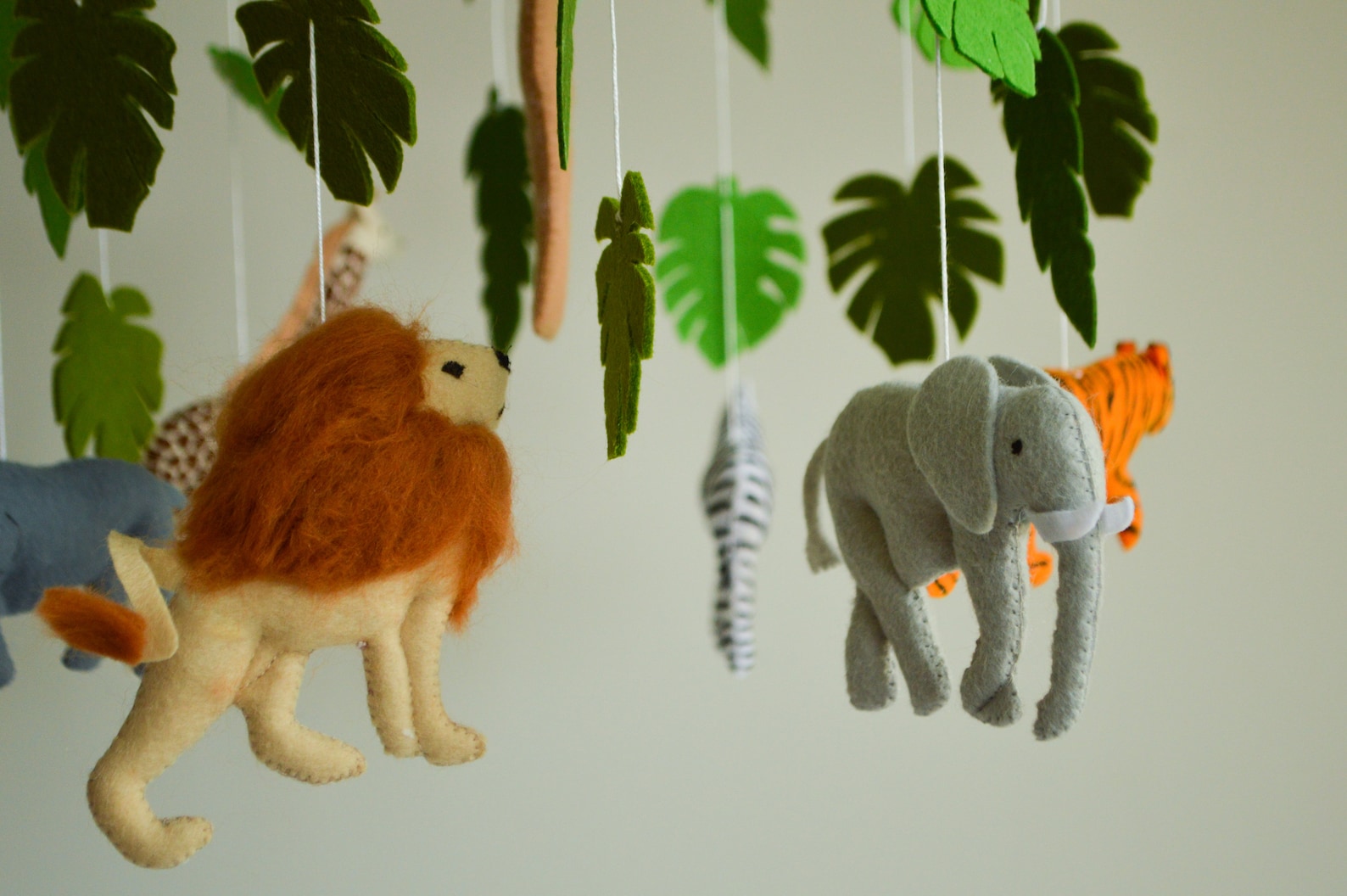 Safari Baby Mobile Jungle Mobile for Crib Wild Animals Etsy