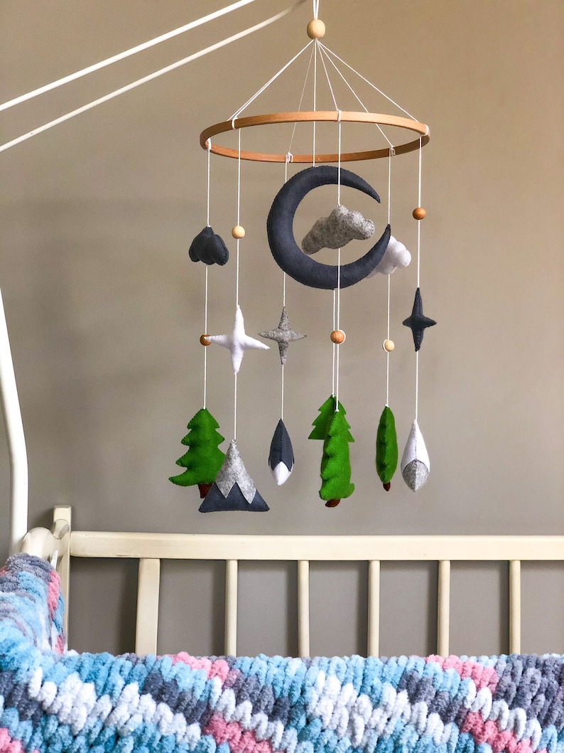 Baby Mobile Forest Mobile Wood Mobile Nature Mobile for Etsy