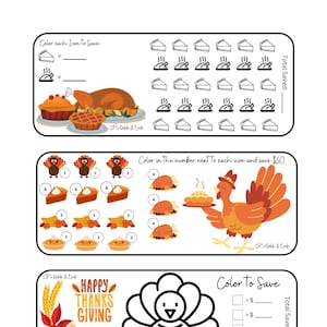 Thanksgiving Mini Saving Challenges