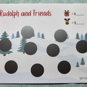 Rudolph and Friends Scratch Off Spar-Challenge