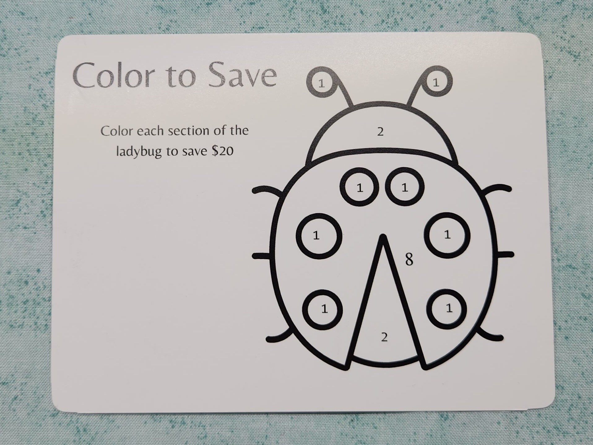 Ladybug Scratch off Challenge - Etsy