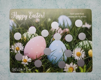 Easter Scratch Off Saving Challenge