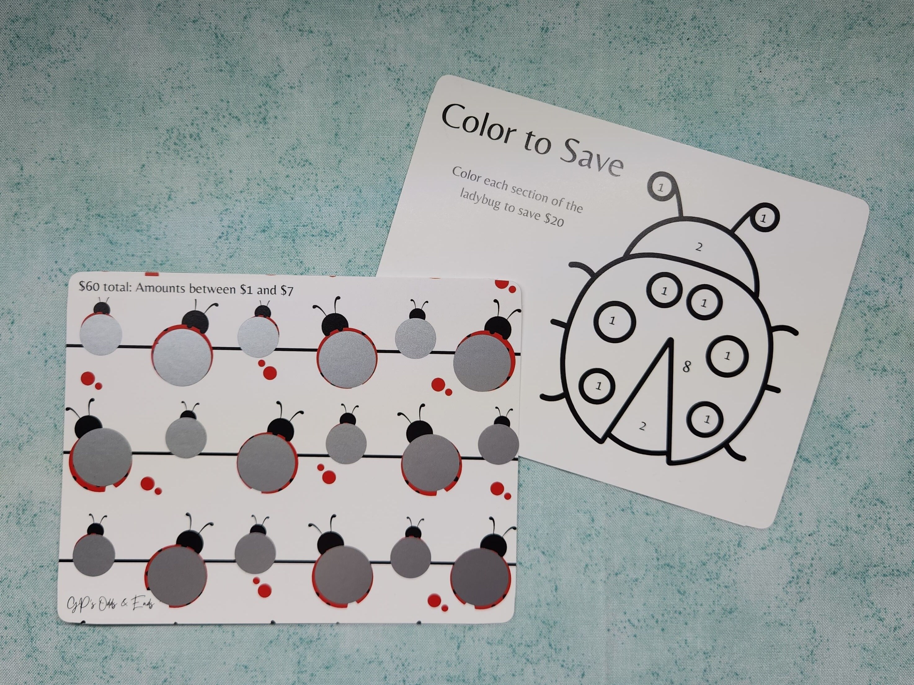 Ladybug Scratch off Challenge - Etsy