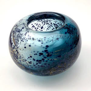 Glass Vase - &quot;Nótt&quot;