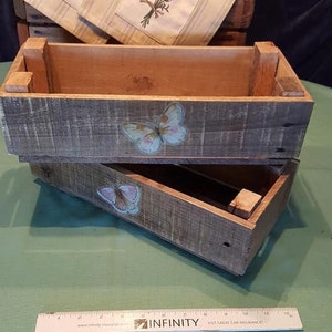 Reclaimed Pallet Wood Flower, Garden, Window or Herb Box - 2 for 29.00