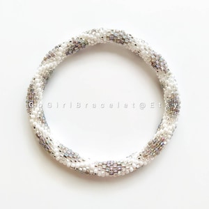 Sweater- Nepal Style Custom-Made Personalized Beaded Crochet Bracelet Bangle