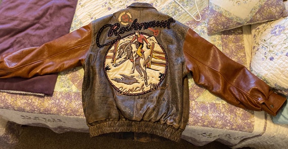 Vintage Rockmount Western Wear leather western jac