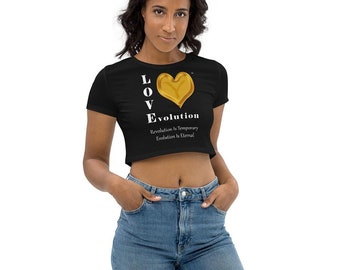 100% Organic Cotton Crop Top