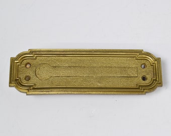 Large Pocket Door Edge Pulls By Yale & Towne Original Finish Circa 1910 Cast Brass Priced Each