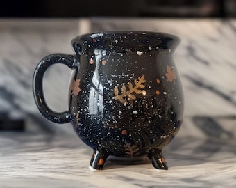 Autumn Vibes Cauldron Mug, Special Edition, Fall Season
