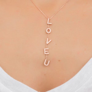 Letter Necklace, Name Necklace, Family Necklace, Initial Necklace, Custom Letter Necklace, Personalized Necklace, Alphabet Necklace
