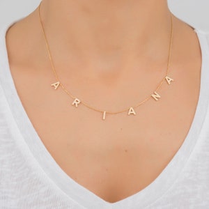 Letter Necklace, Name Necklace, Family Necklace, Initial Necklace, Custom Letter Necklace, Personalized Necklace, Alphabet Necklace