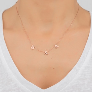 Letter Necklace, Name Necklace, Family Necklace, Initial Necklace, Custom Letter Necklace, Personalized Necklace, Alphabet Necklace