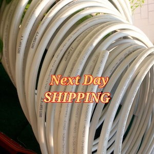 Flexible pipe 5 or 10 meters, Flexible Pipe for free standing flowers, pipe for giant flowers,  foam lamp, Aluminum pipe, giant floral stem