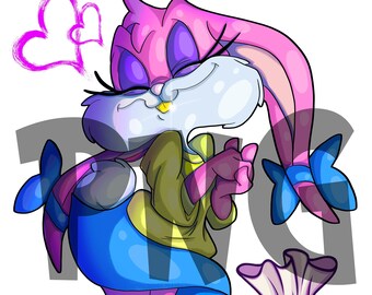 Babs Bunny PNG - Dope png Files - High Resolution Png - Digital png Files - Instant Download png - Png Files - Clip Art Files