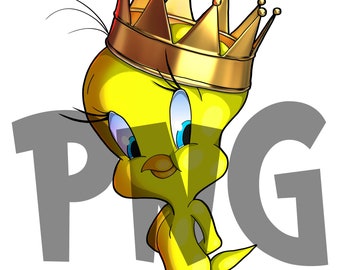 King Me TWEETY png - Descarga digital Tweety png Archivos - Lindos archivos png - Archivos Png - Uso comercial Descarga instantánea png