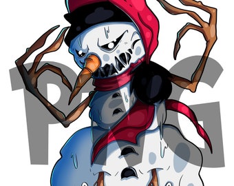 Frosty PNG, Funny Christmas PNG for sublimation, High quality PNG, Instant Download, Dmp 11s