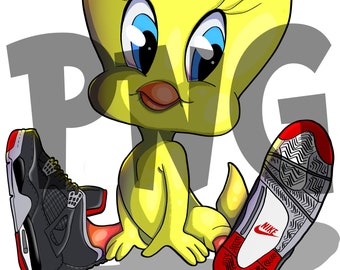 Tweety Bred 4s PNG - Descarga digital Tweety archivos png - Archivos png lindos - Archivos Png Svg - Uso comercial Descarga instantánea png