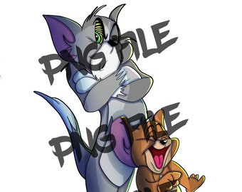 CARTOONS SVG FILES - Tom And Jerry Svg - Instant Download Svg - Commercial Use Svg - T Shirt Svg - High Quality Svg - Svg For Gifts