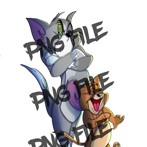 CARTOONS SVG FILES - Tom And Jerry Svg - Instant Download Svg - Commercial Use Svg - T Shirt Svg - High Quality Svg - Svg For Gifts