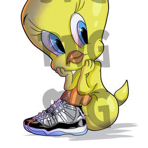 TWEETY BIRD SVG - Descarga digital Tweety Svg Files - Cute Svg Files - Png Svg Files - Uso comercial Instant Download Svg