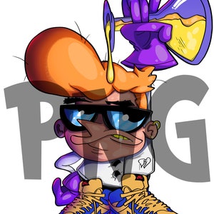 Dexter PNG - Dexter es lab Png - PNG Digitale Datei - T Shirt png - Sublimation Png - Clip Art Dateien - Hochwertige PNG - Direkter Download